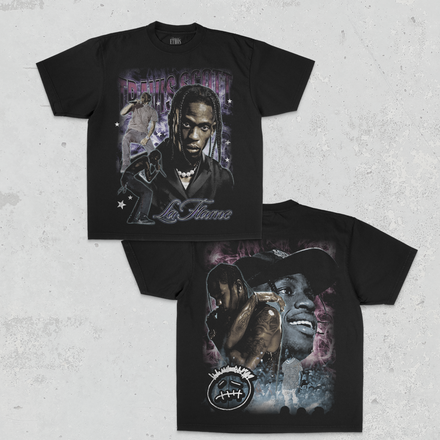 La Flame Black Tee