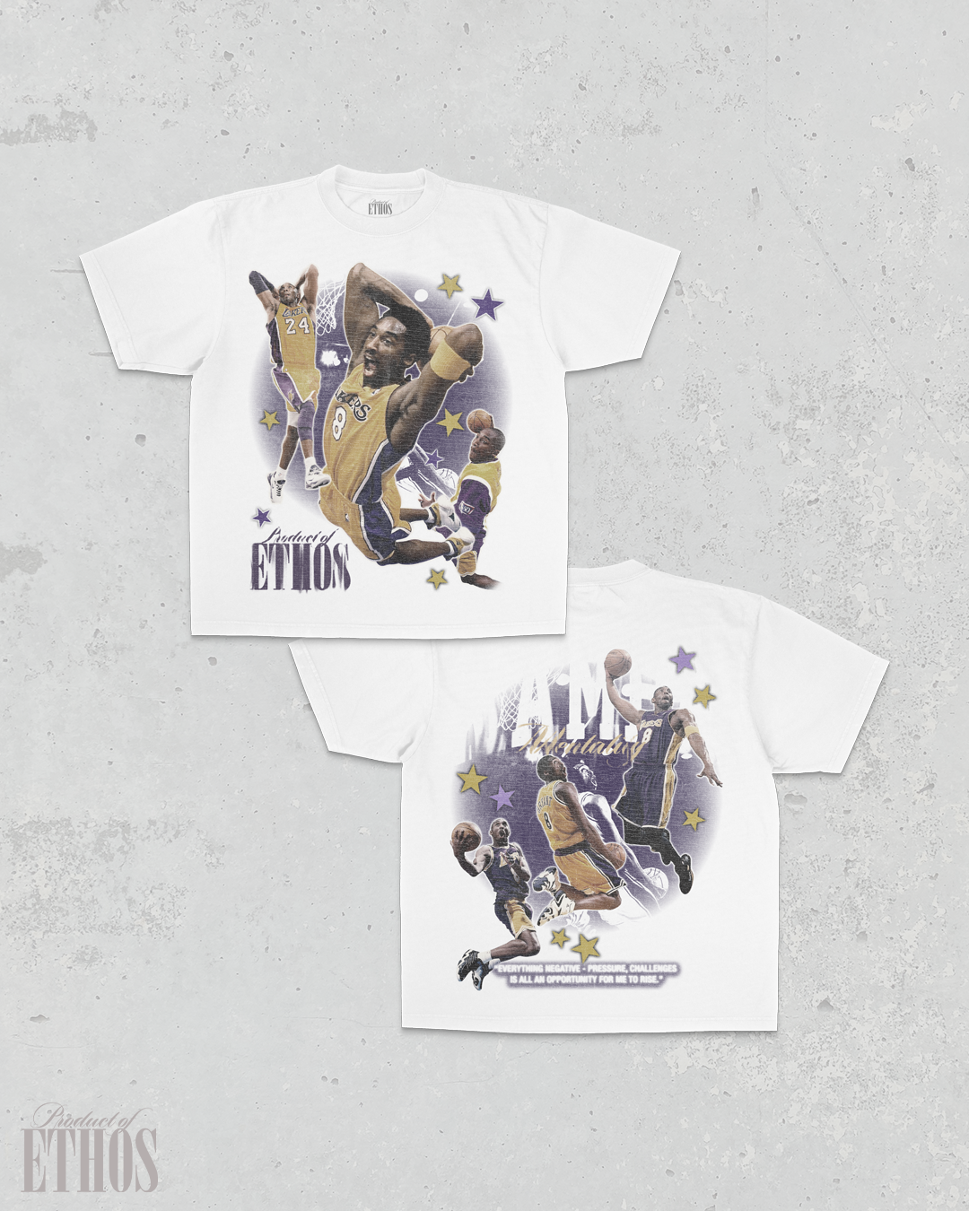 Mamba Mentality White Tee