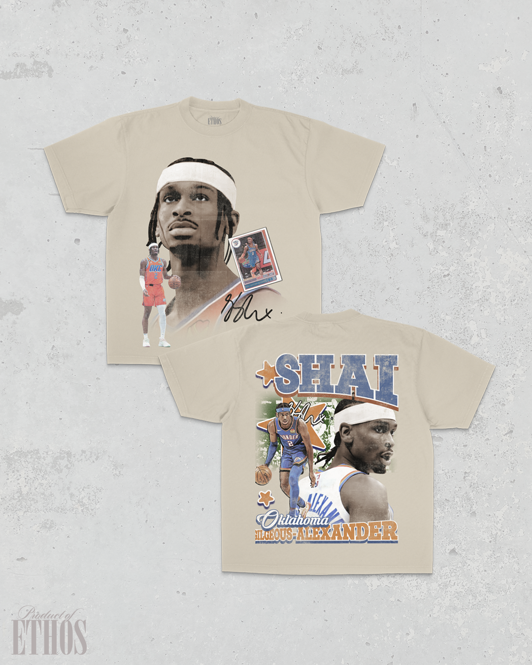 OKC Shai Oatmeal Tee