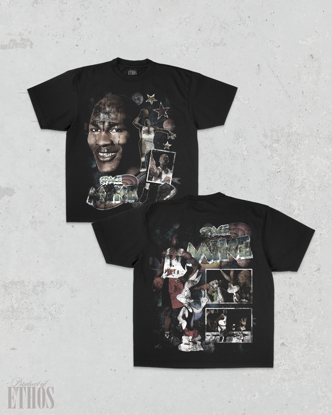 Space Mike Black Tee
