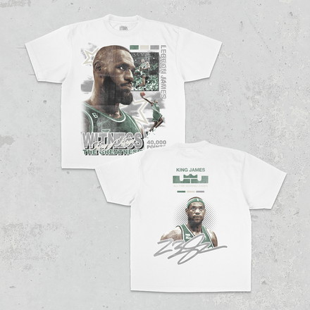 Lebron 40k White Tee