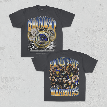 Warriors 3 Peat Shadow Tee